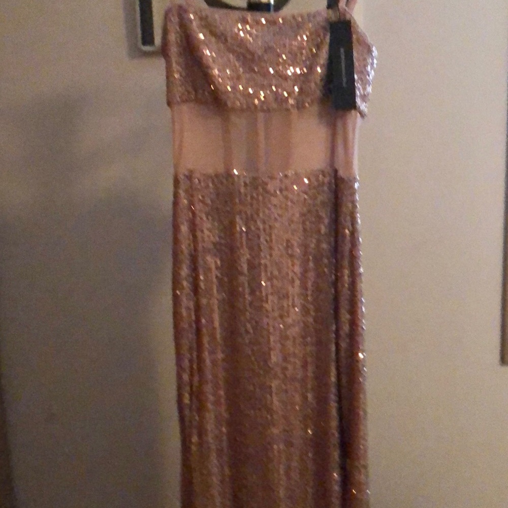 BCBMaxAzria Corset Sequin dress size XS New - Picture 5 of 10